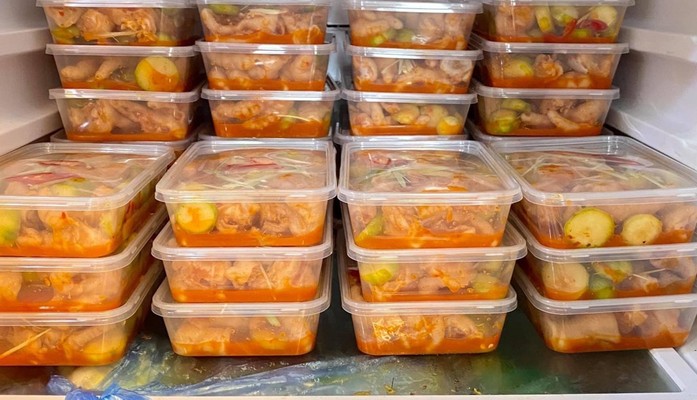 Chân Gà Bạch Tuộc Sốt Thái - Đồ Ăn Vặt - Cống Lỡ