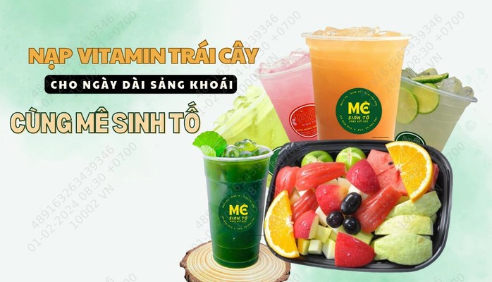 MÊ SINH TỐ - Nước Ép & Trái Cây Tươi - Nam Hòa