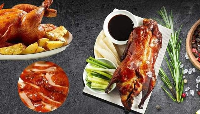 Gà Nướng Xoay - Gà Nướng Lá Chúc - Tân Sơn