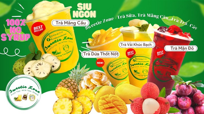 Sweetie Zone - Trà Sữa, Trà Mãng Cầu & Trà Xoài - Đặng Thuỳ Trâm