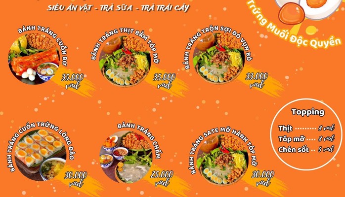 Wee Siêu Ăn Vặt - Bánh Tráng & Trà Sữa - Thống Nhất