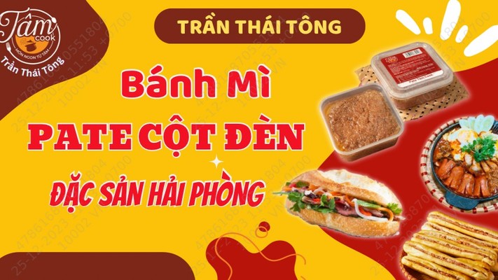 Tâm Cook Bánh Mì Pate Cột Đèn Hải Phòng - Trần Thái Tông