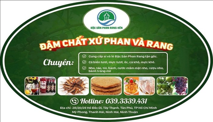 Đặc Sản Phan Rang Hên - Chả Cá, Khô Chỉ Vàng & Tỏi - 28/20/28 Hồ Đắc Di
