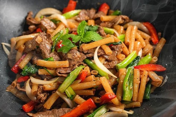 Hẹp Quán - Mì Trộn & Nui Xào