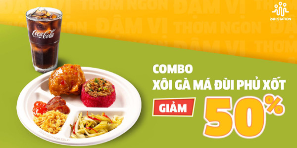 24H Station - Trạm Cơm TomYum Gà Xối Mỡ - Thoại Ngọc Hầu