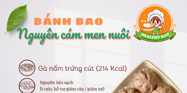 Healthy Bao - Bánh Bao Nguyên Cám