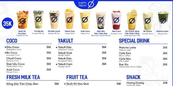 Empty Fresh - Trà Sữa Hoa Quả Tươi
