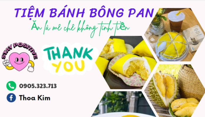 Tiệm Bánh Bông Pan - Crepe Sầu Riêng - Nguyễn Đình Chiểu