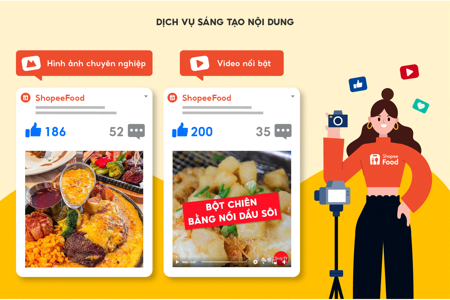Công cụ quảng cáo trả phí dịch vụ sáng tạo nội dung