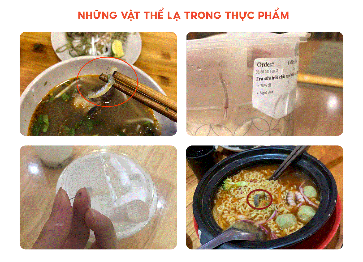 Vật thể lạ trong thực phẩm