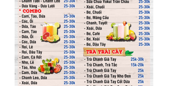 Tiệm Trà Chanh Giã Tay Mẹ Bông