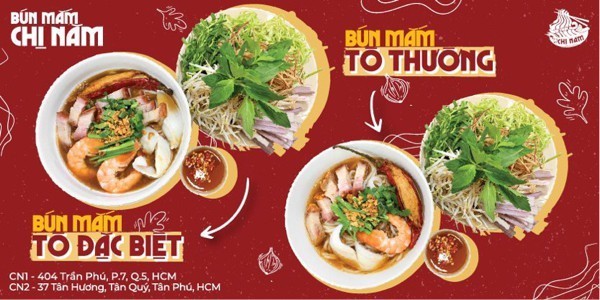 Bún Mắm Chị Năm - Tân Hương