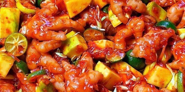 Cô Ngơ Chân Gà - Chân Gà Sốt Thái & Chân Gà Xả Tắc - Cầu Cốc