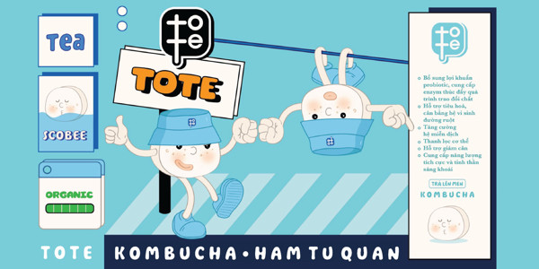 TRÀ TOTE - Kombucha - Ngọc Thuỵ