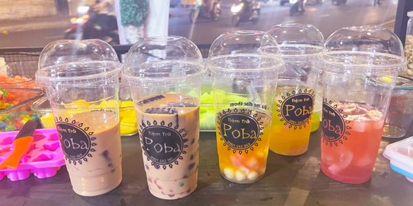 Poba Tea - Hồng Trà Tắc Củ Năng & Đá Me Đác Thơm - Trần Hưng Đạo ở Quận ...