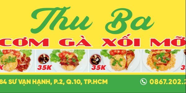 Cơm Gà Thu Ba - Cơm Sườn Chiên Mắm Tỏi - Sư Vạn Hạnh