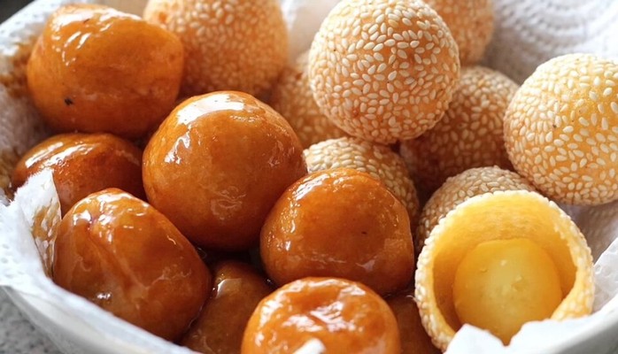 Bánh Rán Cổ Truyền Huyền Khang - Đường Mật Vừng Mặn