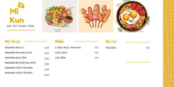 Mỳ Indomie, Viên Chiên Các Loại & Mỳ Trộn Phomai - Trương Định