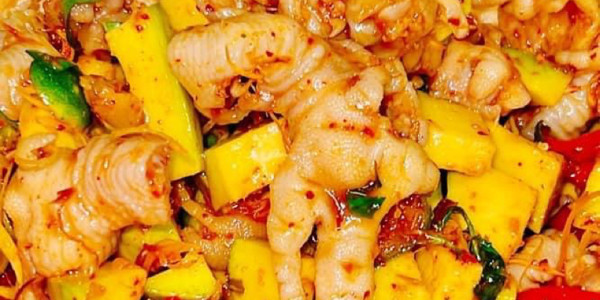 Ăn Vặt BoBo - Chân Gà Sốt Thái, Bánh Tráng & Trái Cây Sạch - Trần Tấn