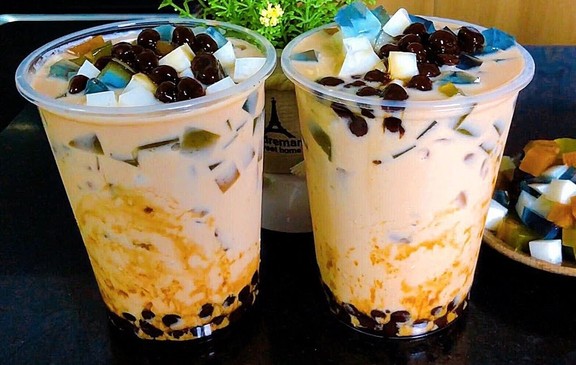 BERY MILK TEA - Trà Sữa Xô Full Topping, Trà Trái Cây Tươi & Nước Dừa Trân Châu