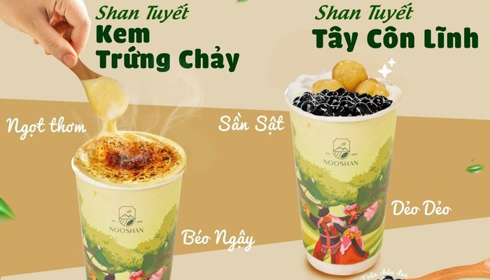 NooShan - Trà Sữa Shan Tuyết Pha Máy - 212 Lạc Trung