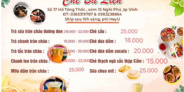 Quán Chè Bà Liên - Chè Và Nước Giải Khát - 19 Hồ Tông Thốc