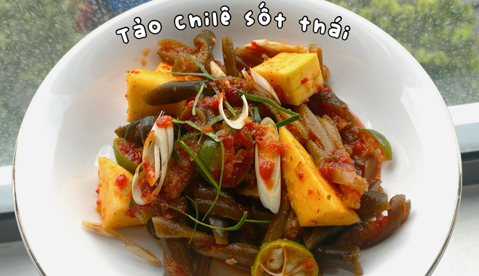 Tiệm CHAY SÁU BÉ Ăn Vặt - Tảo Chile & Nấm Sốt Thái - Phạm Thế Hiển