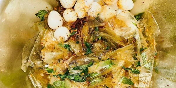Pearly House - Bánh Tráng Dẻo Trộn Tóp Mỡ Khô Bò - Phan Sào Nam