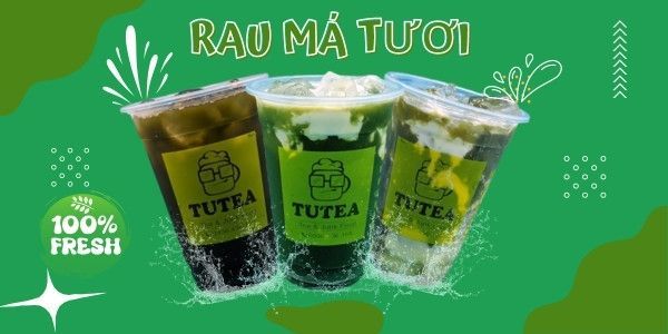 Rau Má Tươi TuTee - Trà Chanh Giã Tay & Trà Bí Đao - Hoàng Hoa Thám