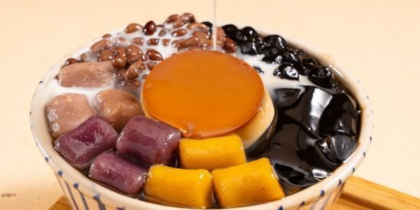 Tarobu Dessert - Chè Đá Bào Thảo Mộc Khoai Dẻo