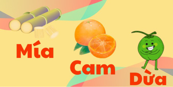 Nước Mía Sầu, Cam & Dừa - FPT