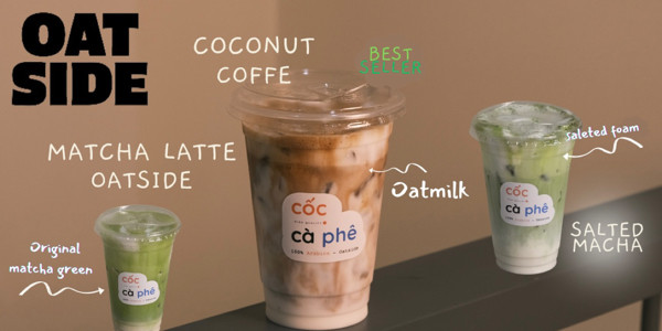 Cốc Cà Phê - Matcha, Latte & Oatside - Đường Số 1