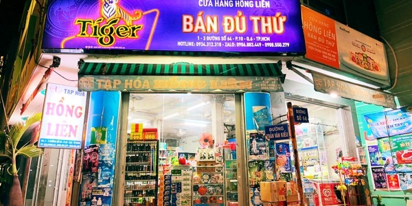 Hồng Liên Bán Đủ Thứ - Kem & Bánh Các Loại - Đường 64