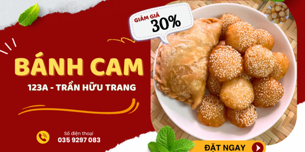 Bánh Cam 123A - Bánh Cam & Bánh Xếp - Trần Hữu Trang