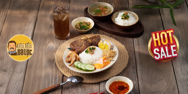Cơm Tấm Ba Lộc - Cơm Tấm Long Xuyên & Sườn Nướng Than - Hòa Hưng