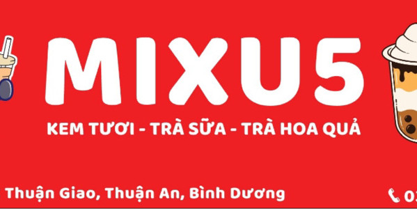 Kem, Trà Sữa & Trà Hoa Quả Mixu5 Thuận Giao - Cửa Hàng Kem - Đường N9, KDC Thuận Giao