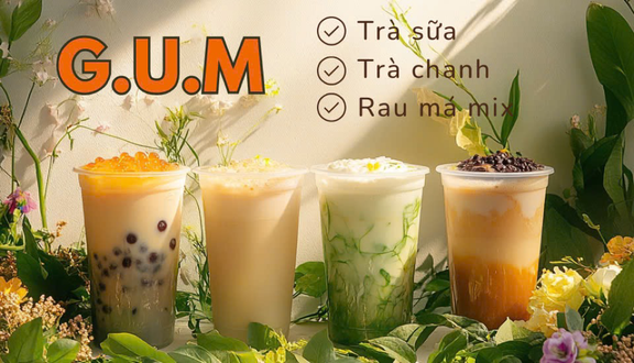 Quán GUM - Trà Sữa, Trà Chanh, Rau Má Mix - Vĩnh Điềm Trung