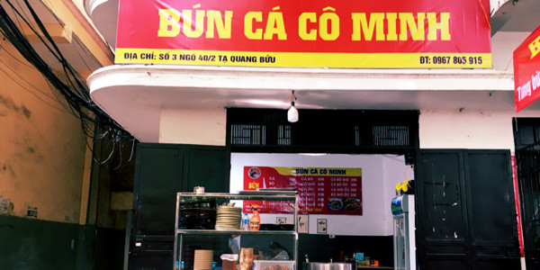 Bún Cá Cô Minh - 3 Ngõ 40/2 Tạ Quang Bửu