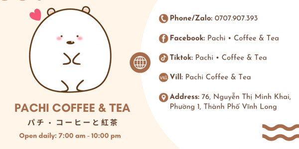 Pachi Coffee & Tea - Nguyễn Thị Minh Khai