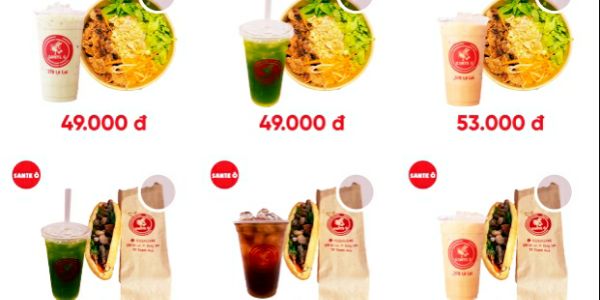 Sante Ô - Bún Trộn, Bánh Mỳ Thịt Nướng & Nước Ép Trái Cây - Yết Kiêu