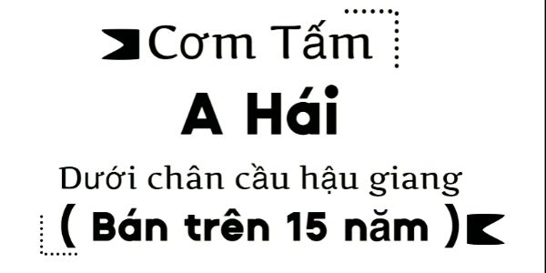 Cơm Tấm A Hái - Hậu Giang