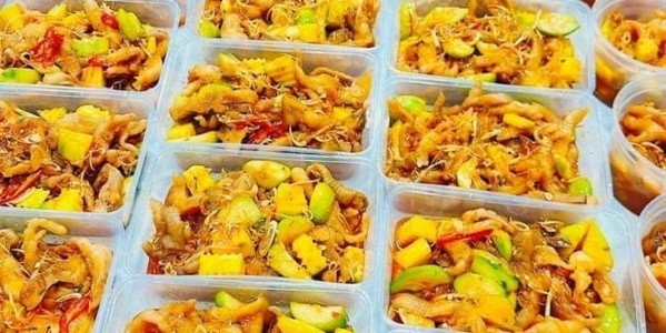 Chân Gà Sốt Thái, Chân Gà Sả Ớt & Trà Trái Cây - Kimm Food