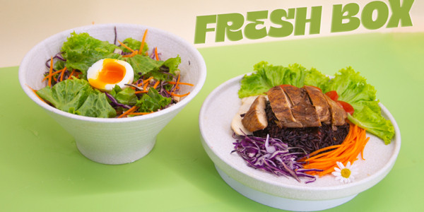 FRESH BOX - Salad & Cơm Gạo Lứt - Cộng Hòa