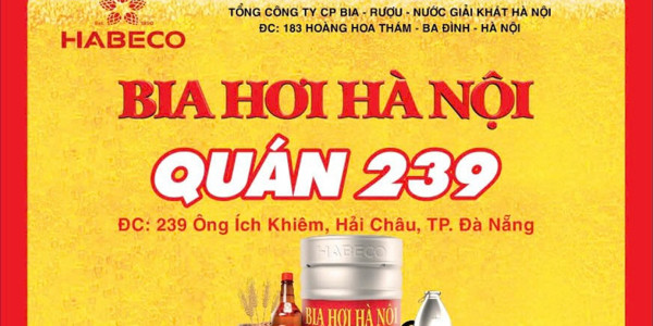 Bia 239 - Bia Hơi Hà Nội & Hải Sản Bình Dân