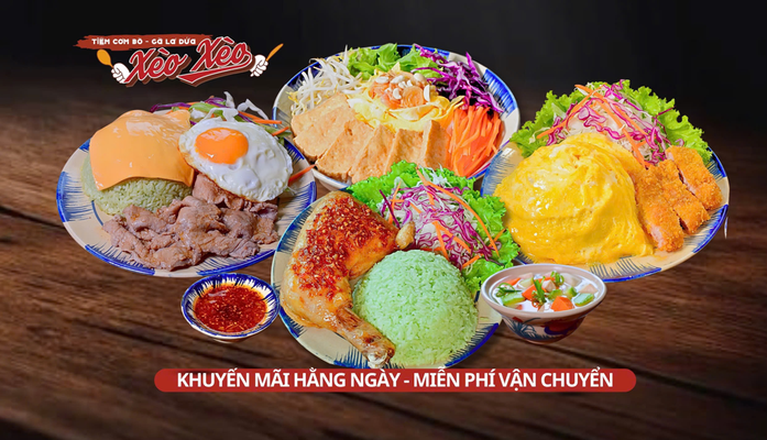 Xèo Xèo - Tiệm Cơm Bò & Gà Lá Dứa - Trần Khánh Dư