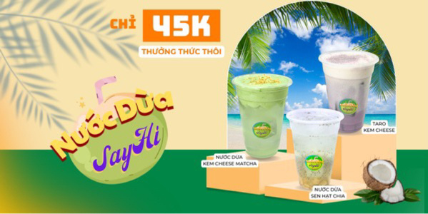 Nước Dừa Say Hi - Cafe Muối, Trà Sữa - Võng Thị