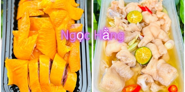 Chân Gà Rút Xương Sốt Thái & Gà Ủ Muối - Ngọc Hằng