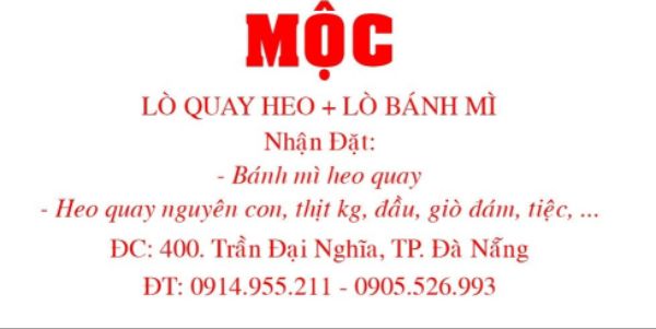 Bánh Mì Heo Quay Mộc - Trần Đại Nghĩa