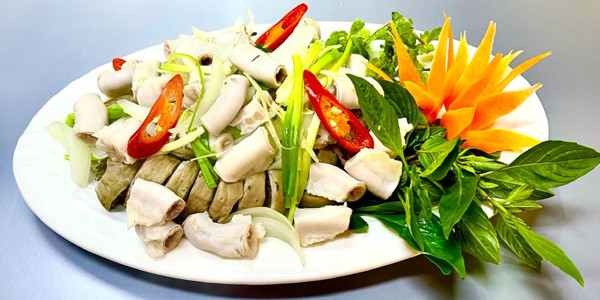 Sơn Béo Quán - Ngan Cháy Tỏi & Lòng Heo Luộc