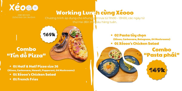 Xéooo - Pizza & Pasta - Đội Cấn